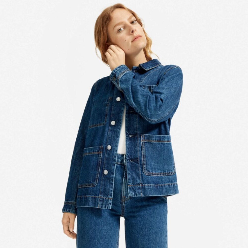 Everlane - The Denim Chore Jacket - Dark Indigo